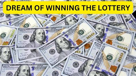 dream of winning lottery